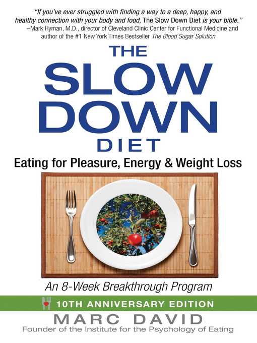 Title details for The Slow Down Diet by Marc David - Wait list